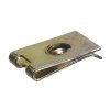 Plechové pružné matice 4,9x16,5x11,5 mm uzavřené, pro samořezné šrouby, pozink sada 100 ks