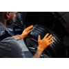 Nitrilové rukavice, extra pevné, odolné chemikáliím, velikost XL, oranžové, 4 ks e
