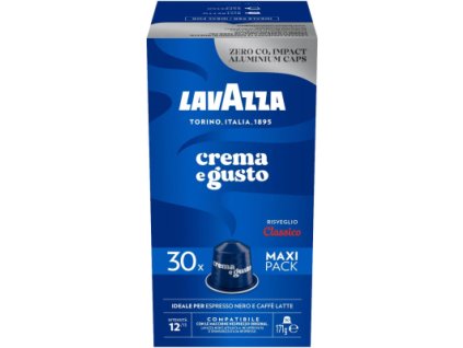 lavazza nespresso crema e gusto classico aluminum coffee pods 30 un