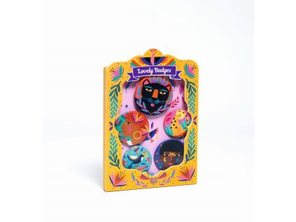 Djeco Sada odznáčků Afrika 5 ks