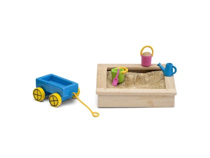 Lundby Småland pískoviště s hračkami