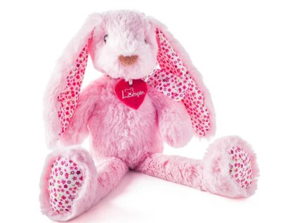 Růžový zajíc STELLA (38 cm)
