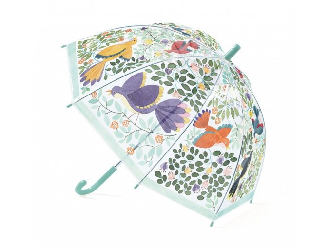Djeco Designový deštník Květiny a ptáci