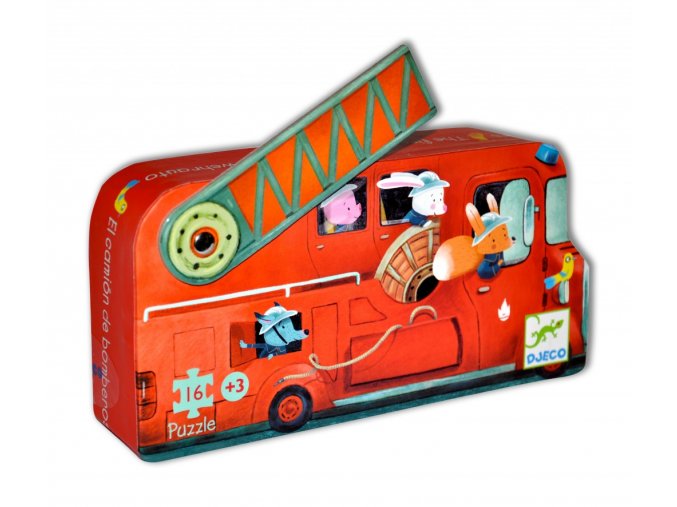 Djeco Puzzle Hasičské auto