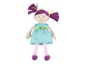 Sigikid Látková panenka Sigi Dolly s fialovými culíky 32 cm