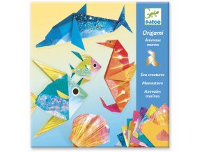 Djeco Origami metalické Pod vodou