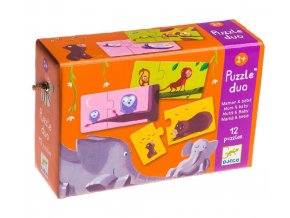 Djeco Duo puzzle Najdi mládě 24 dílků