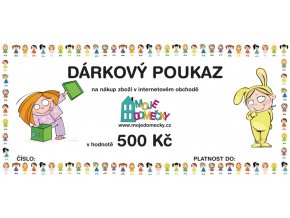 MojeDomecky.cz Dárkový poukaz 500 Kč
