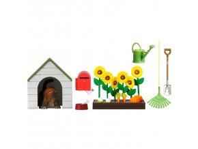 Lundby Småland zahradní set se psí boudou