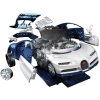 Airfix AIRFIX Quick Build auto J6044 Bugatti Chiron - modro-bílý