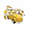 Airfix Airfix Quick Build auto J6023 - VW Beetle - žlutý