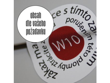 plombovací samolepky