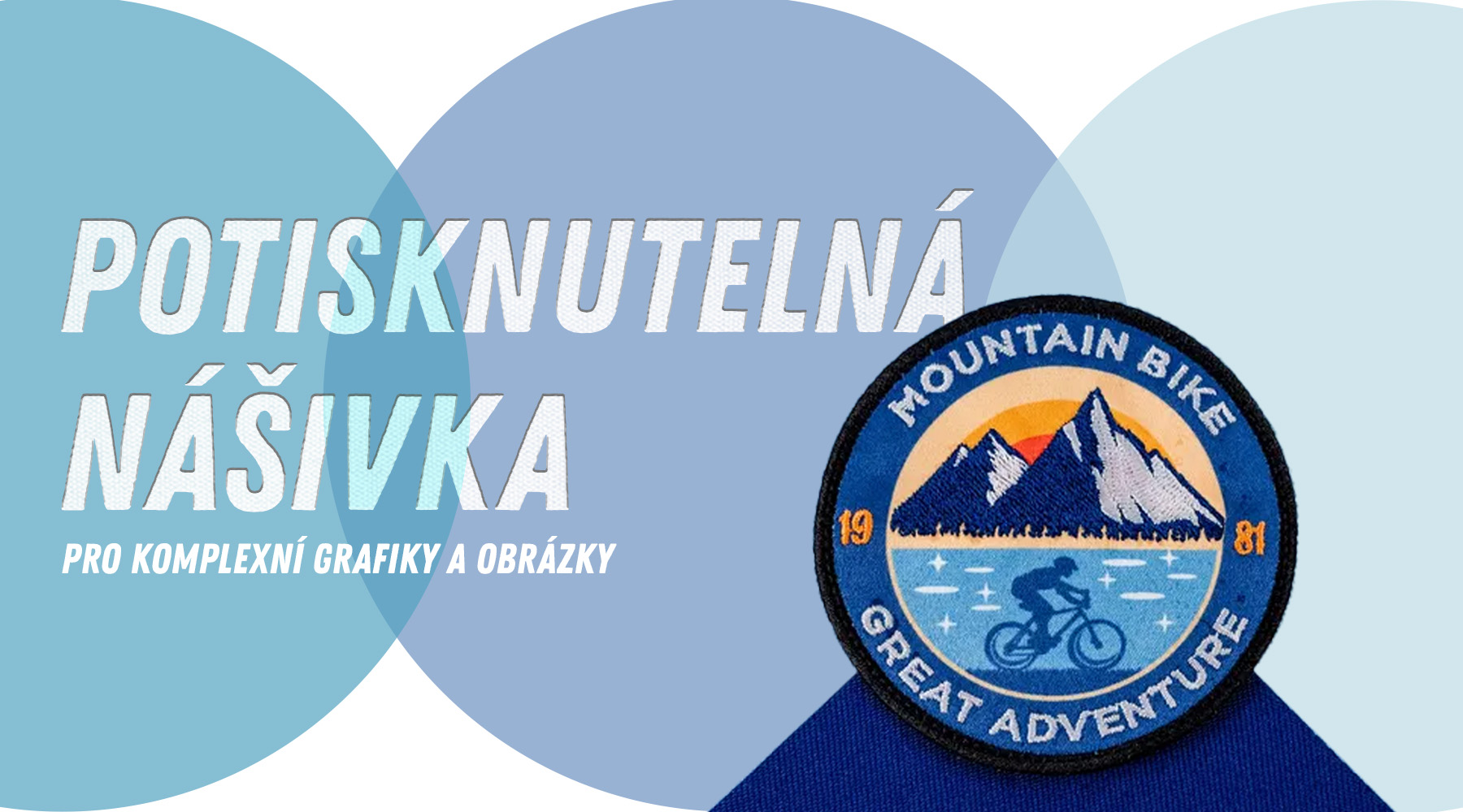 Potisknutelná nášivka