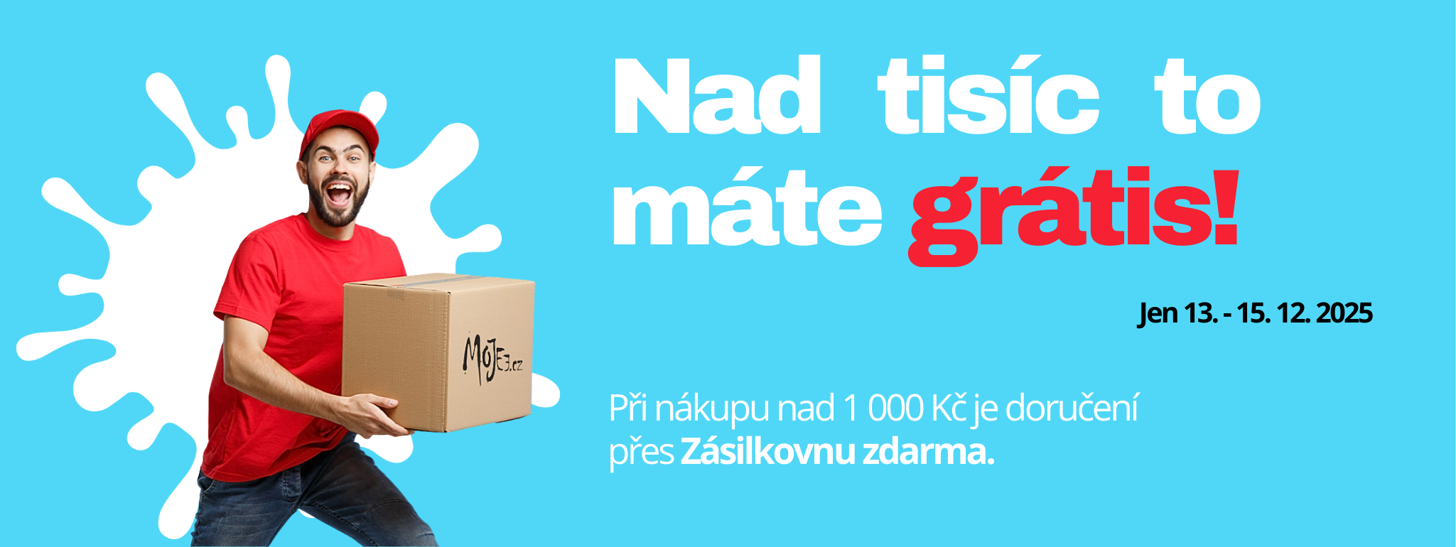 Doprava zdarma u zásilkovny