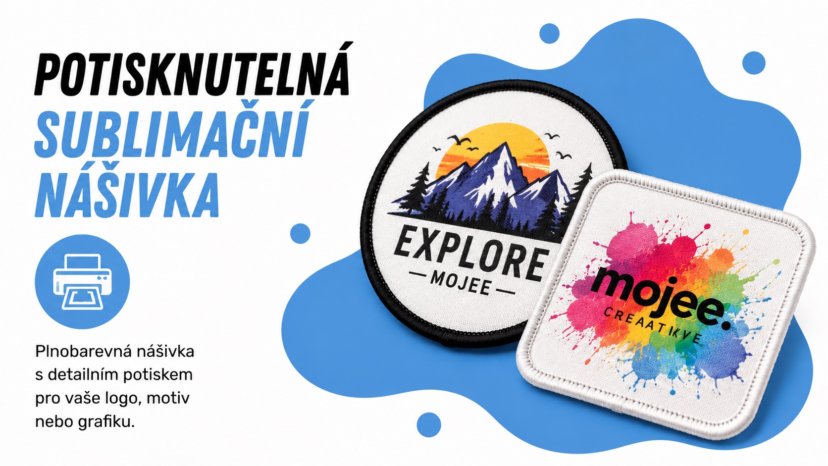 Výroba potisknutelných nášivek Liberec