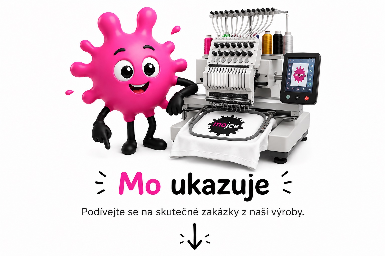 Mo ukazuje skutečné zakázky z výroby Mojee