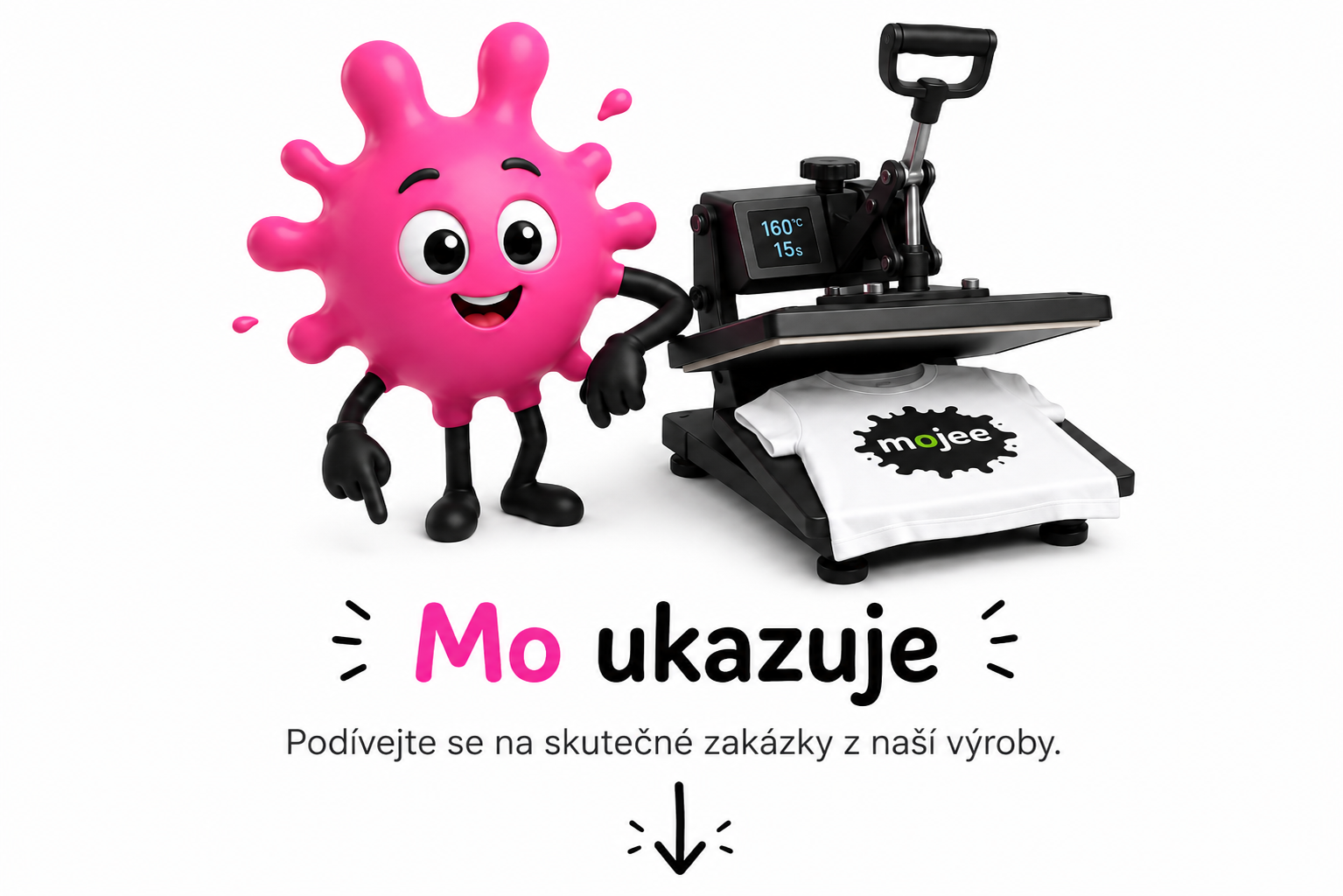 Mo ukazuje skutečné zakázky z výroby Mojee