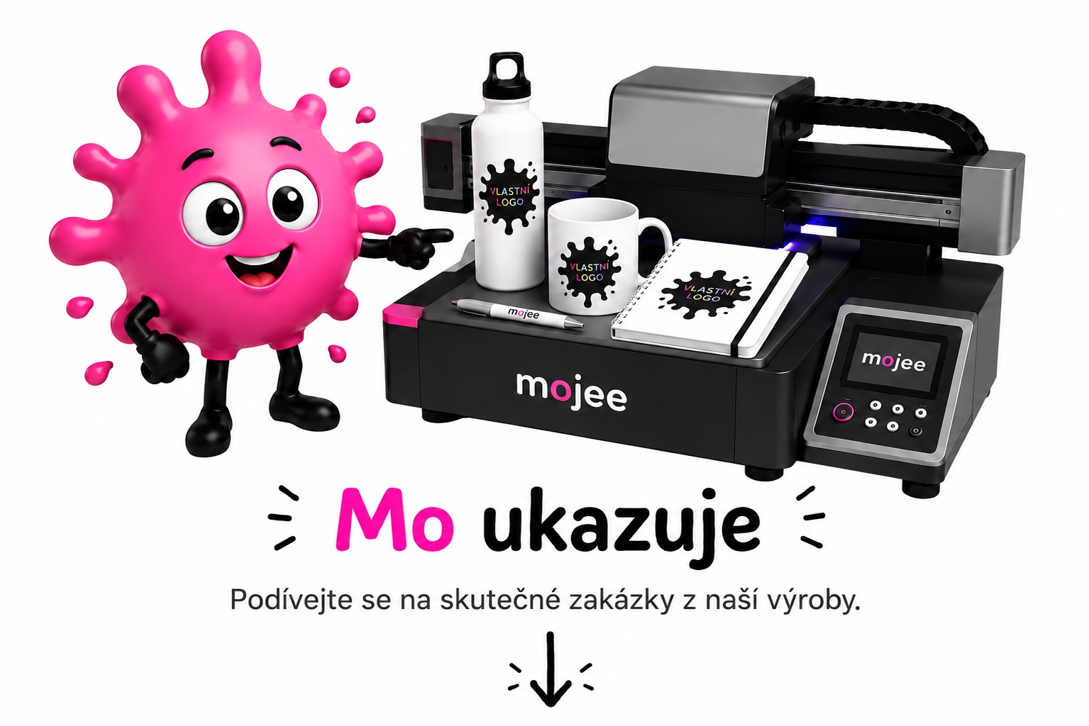 Mo ukazuje skutečné zakázky větších reklamních předmětů