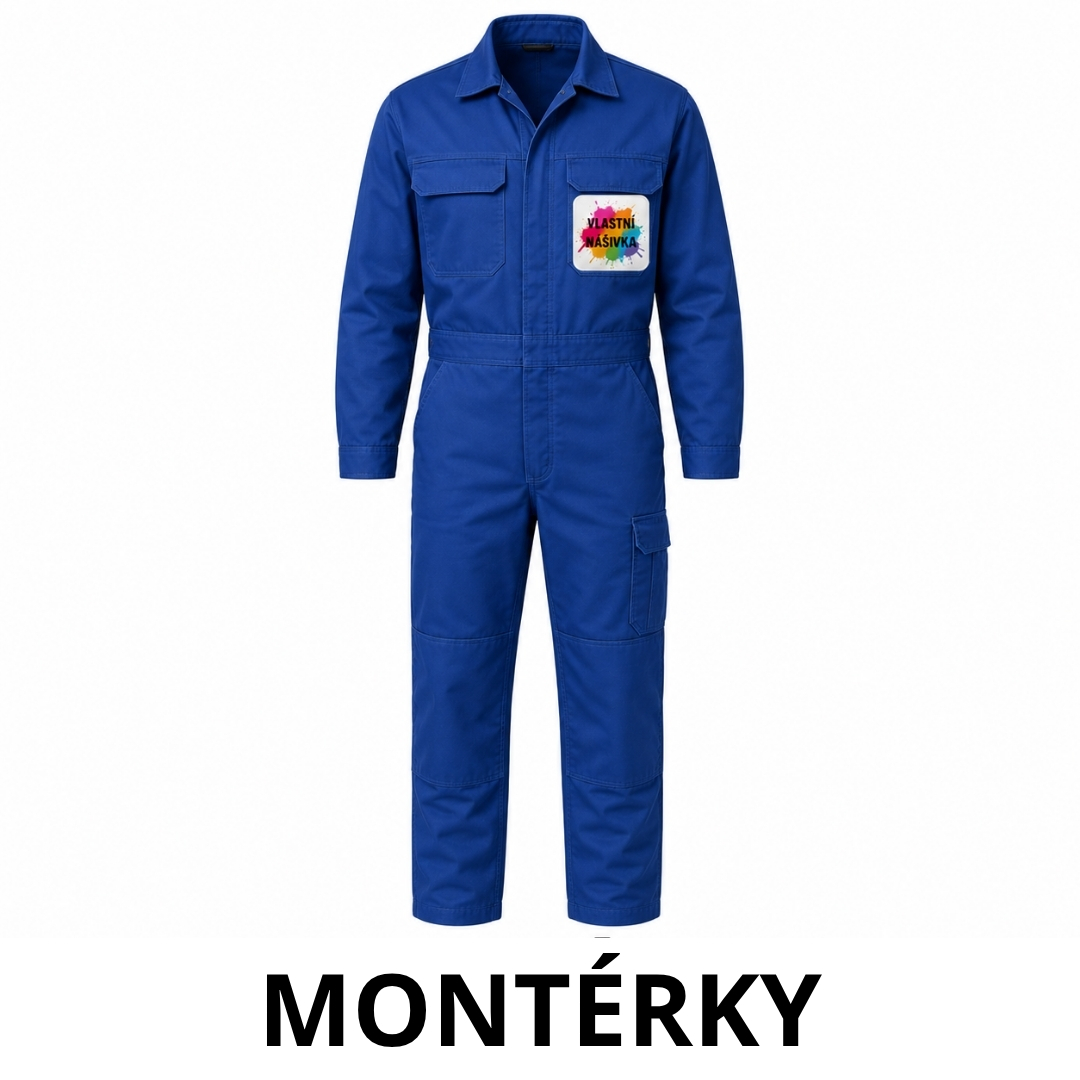 Nášivka na montérkách