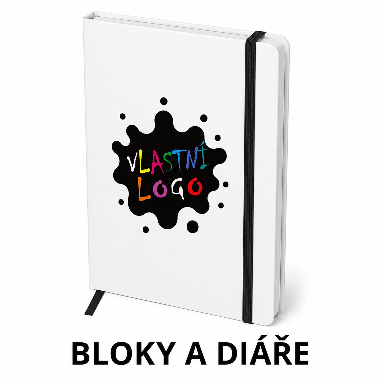 Bloky a diáře s potiskem