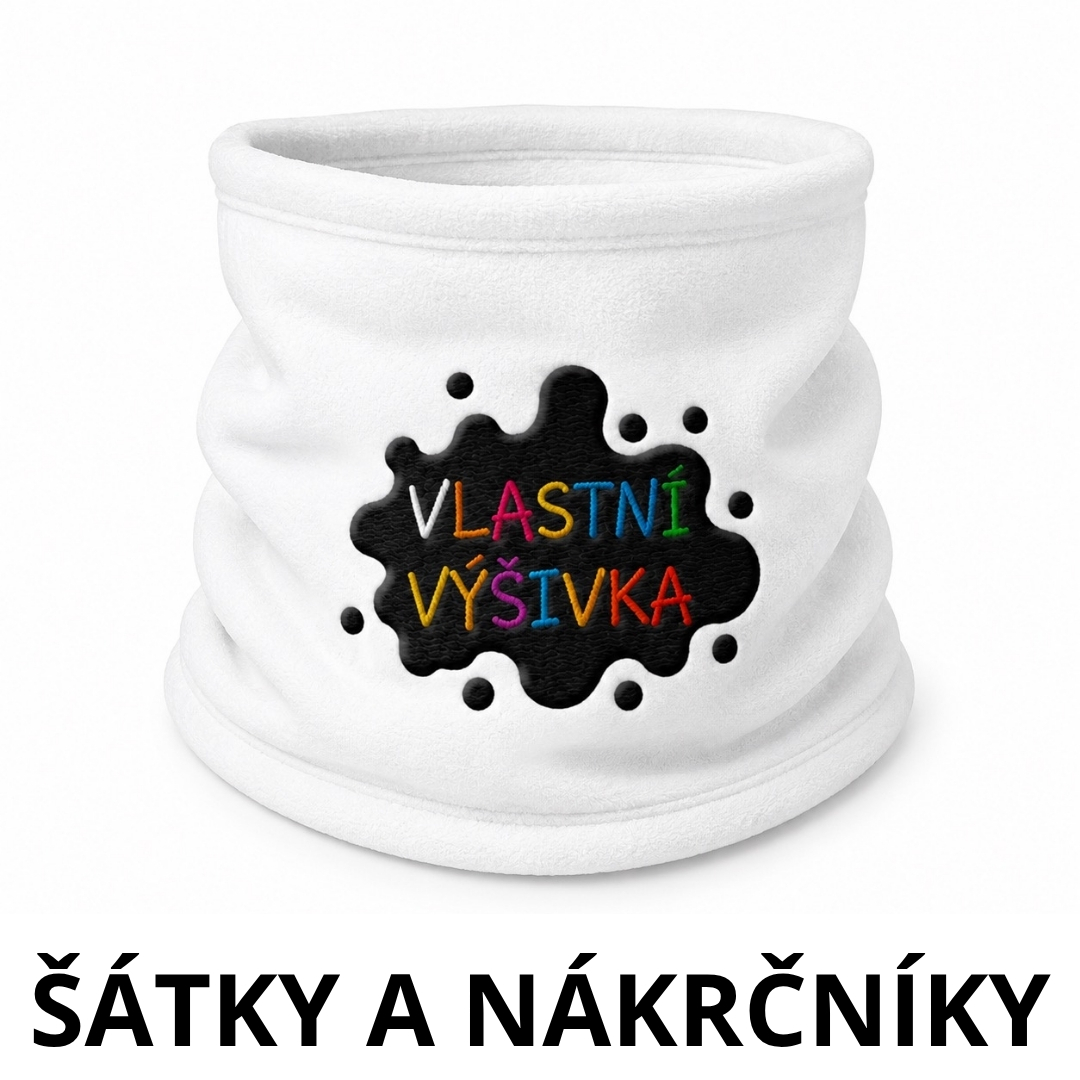 Šátky a nákrčníky s vlastní výšivkou