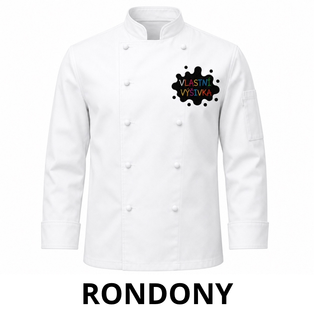 Rondony s vlastní výšivkou