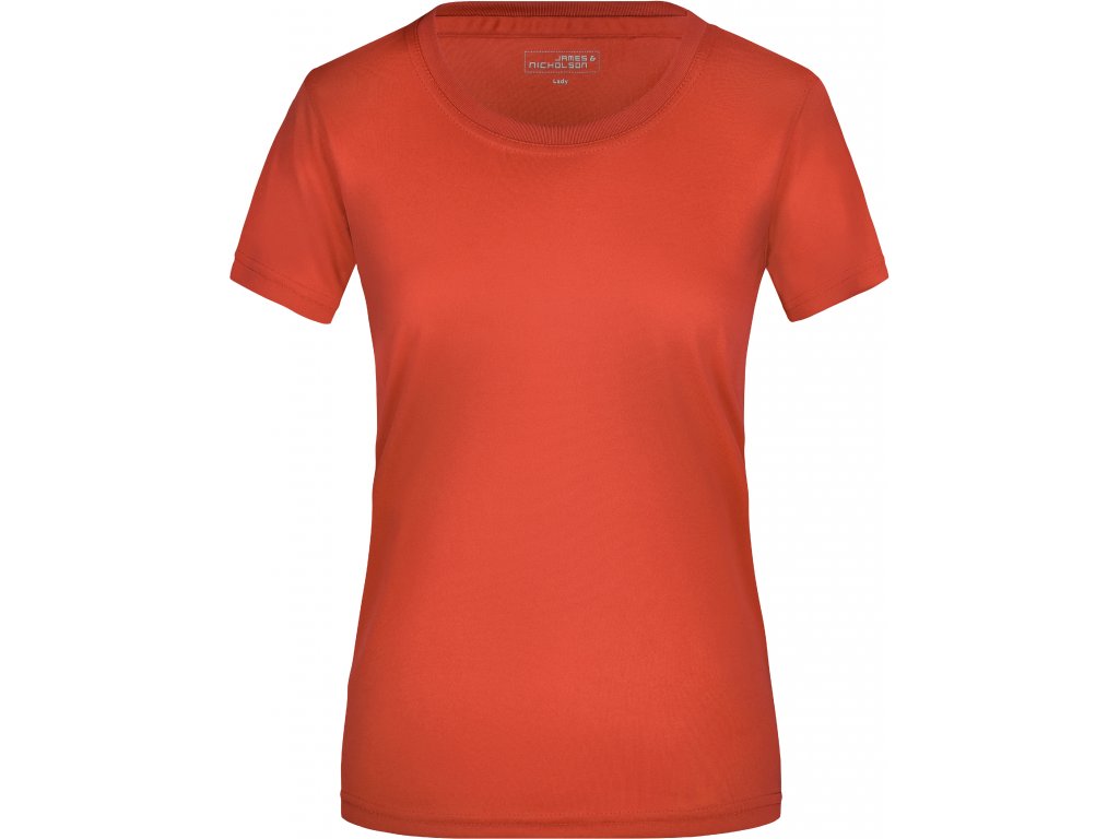 Dámské žerzejové sportovní tričko JN 357 Barva: formula red, Velikost: L