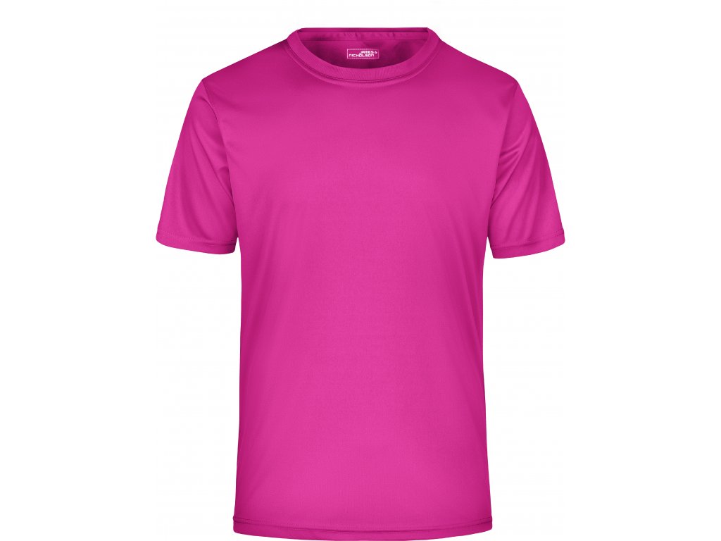 Pánské žerzejové sportovní tričko JN 358 Barva: růžová, Velikost: S