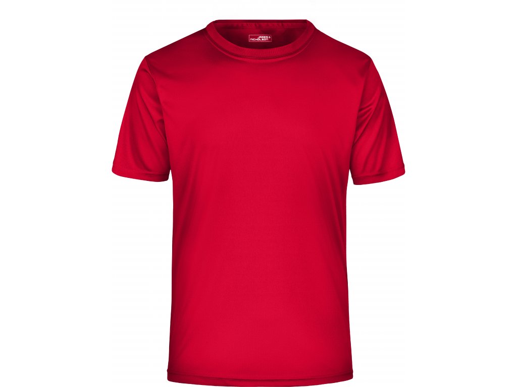 Pánské žerzejové sportovní tričko JN 358 Barva: červená, Velikost: XL