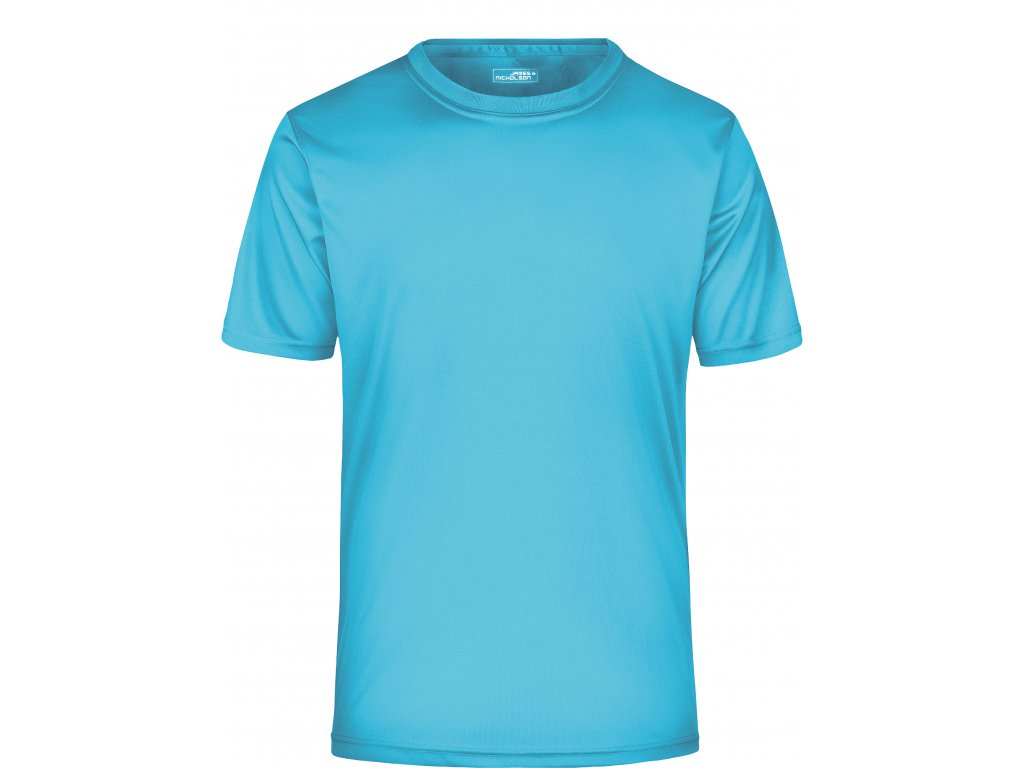 Pánské žerzejové sportovní tričko JN 358 Barva: tyrkysová, Velikost: XL