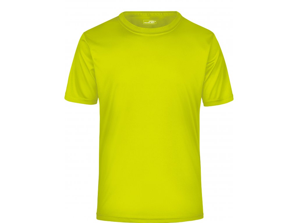Pánské žerzejové sportovní tričko JN 358 Barva: neon yellow, Velikost: M