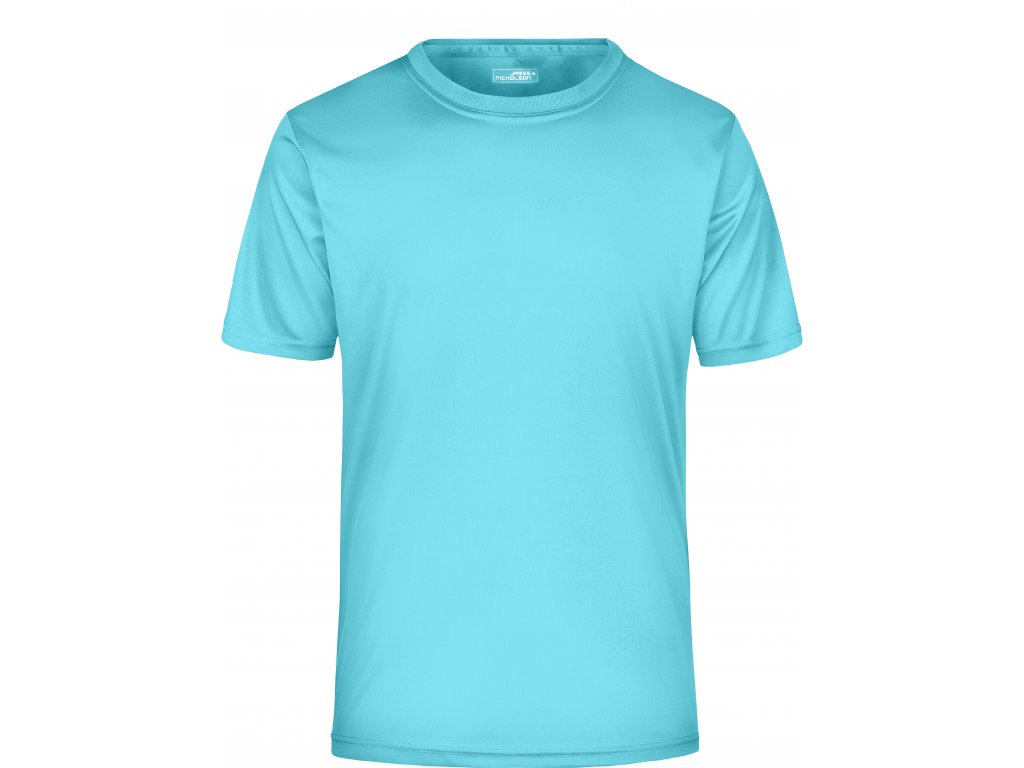 Pánské žerzejové sportovní tričko JN 358 Barva: nebesky modrá, Velikost: M
