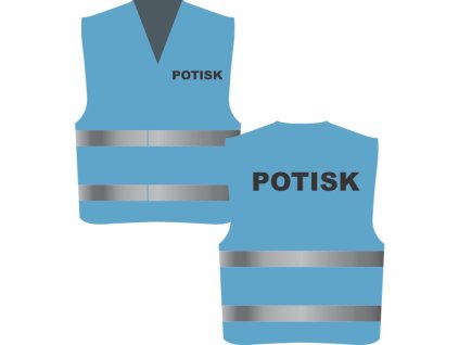 Reflexní vesta s POTISKEM
