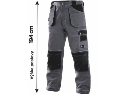 Zimní prodloužené kalhoty do pasu CXS ORION TEODOR výprodej