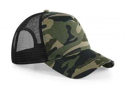 5 panelová Trucker kšiltovka "Camo" B694