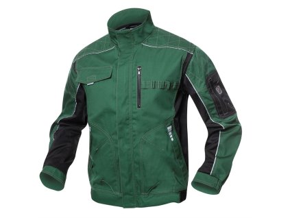 Přední pohled na pracovní montérkovou blůzu ARDON® VISION zelená