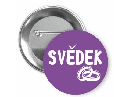 Placka s motivem Svědek 32 mm
