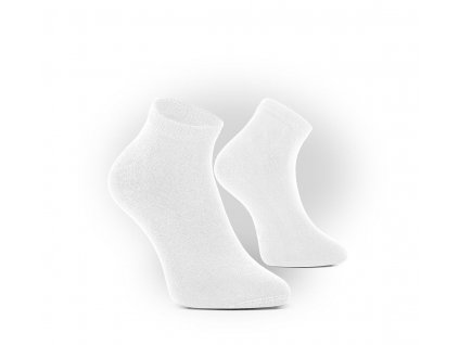 BAMBOO SHORT MEDICAL Speciální antibakteriální ponožky bílé