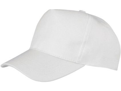 Dětská 5 panelová kšiltovka RC0840J bílá