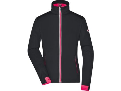 Dámská 3-vrstvá sportovní softshellbunda JN 1125 Barva černá