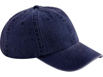 Džínová 6panelová kšiltovka B 105 – denim