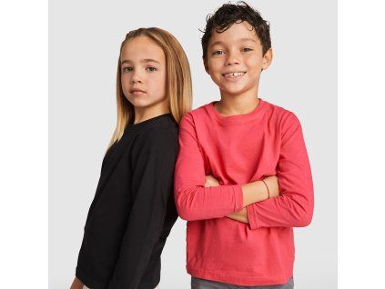 Dětské bavlněné tričko Pointer s dlouhým rukávem na dětských modelech