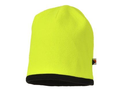 Čepice Reversible Hi-Vis Beanie žlutá - černá