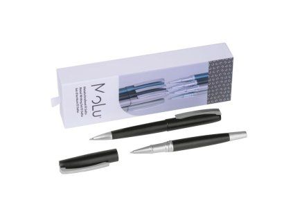 MoLu kovová psací sada El Salto černá