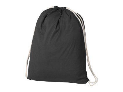 Bavlněný batoh Budapest 140 g/m² (Barva černá)
