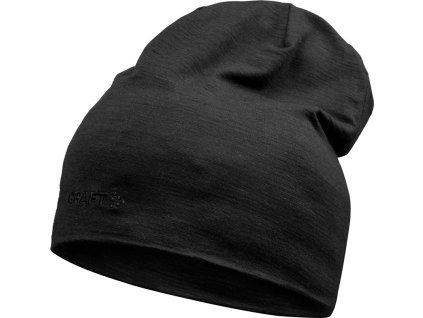 Merino pletená čepice Essence Wool Hat (Barva černá, Velikost S/M)