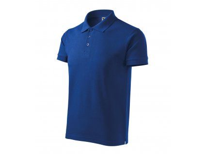 Pánská bavlněná polokošile Cotton Heavy modrá