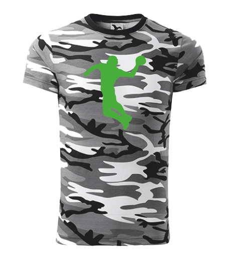 Tričko pánské/dětské s HÁZENKÁŘEM Barva: camouflage gray, Velikost: L