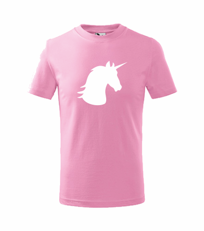 Dětské tričko s JEDNOROŽECEM Barva: růžová, Velikost: 122 cm/6 let