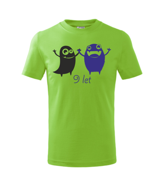 Tričko s potiskem PŘÍŠEREK Barva: apple green, Velikost: S